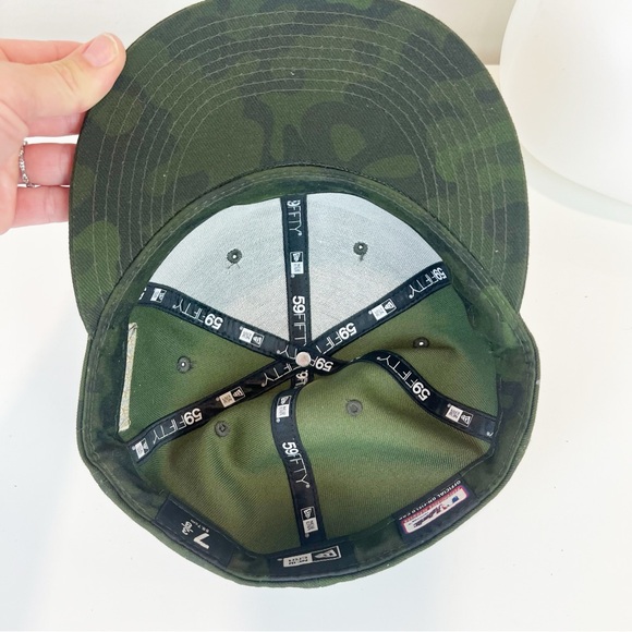 Los Angeles dodgers Armed Forces Day Collection Camouflage Fitted Hat 7 3/8 - Picture 6 of 8